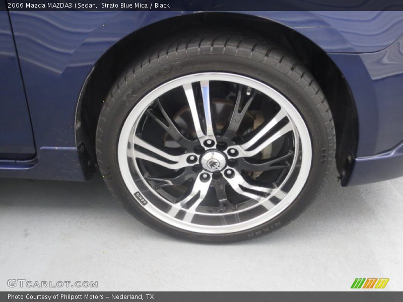 Strato Blue Mica / Black 2006 Mazda MAZDA3 i Sedan