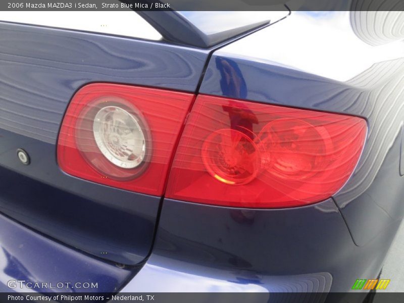 Strato Blue Mica / Black 2006 Mazda MAZDA3 i Sedan