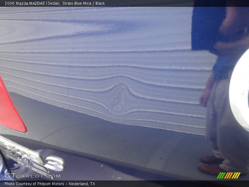 Strato Blue Mica / Black 2006 Mazda MAZDA3 i Sedan