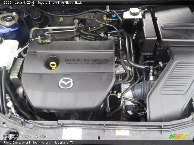 Strato Blue Mica / Black 2006 Mazda MAZDA3 i Sedan