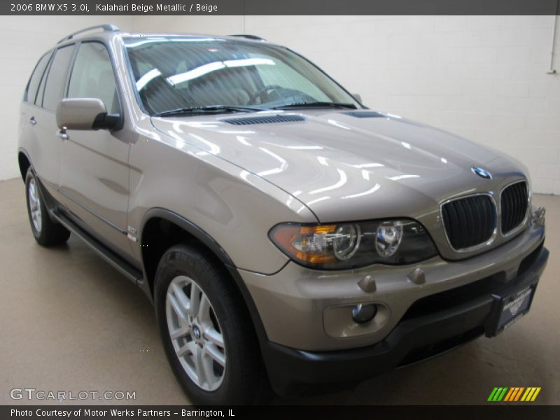 Kalahari Beige Metallic / Beige 2006 BMW X5 3.0i