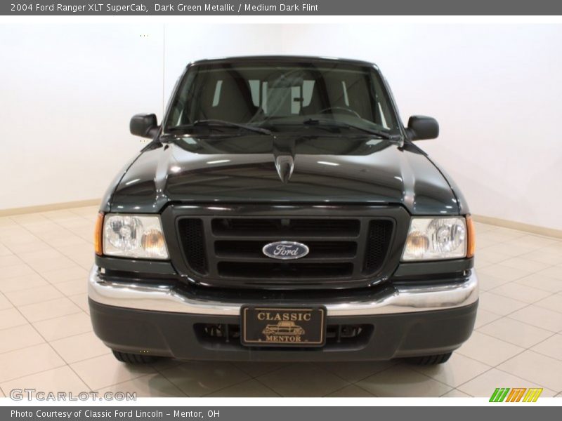 Dark Green Metallic / Medium Dark Flint 2004 Ford Ranger XLT SuperCab