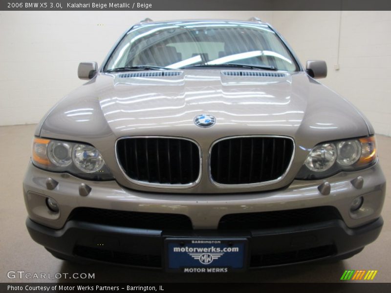 Kalahari Beige Metallic / Beige 2006 BMW X5 3.0i