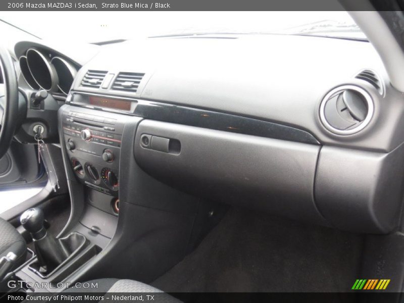Strato Blue Mica / Black 2006 Mazda MAZDA3 i Sedan