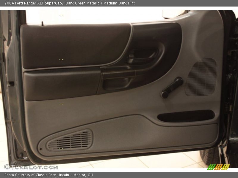 Dark Green Metallic / Medium Dark Flint 2004 Ford Ranger XLT SuperCab