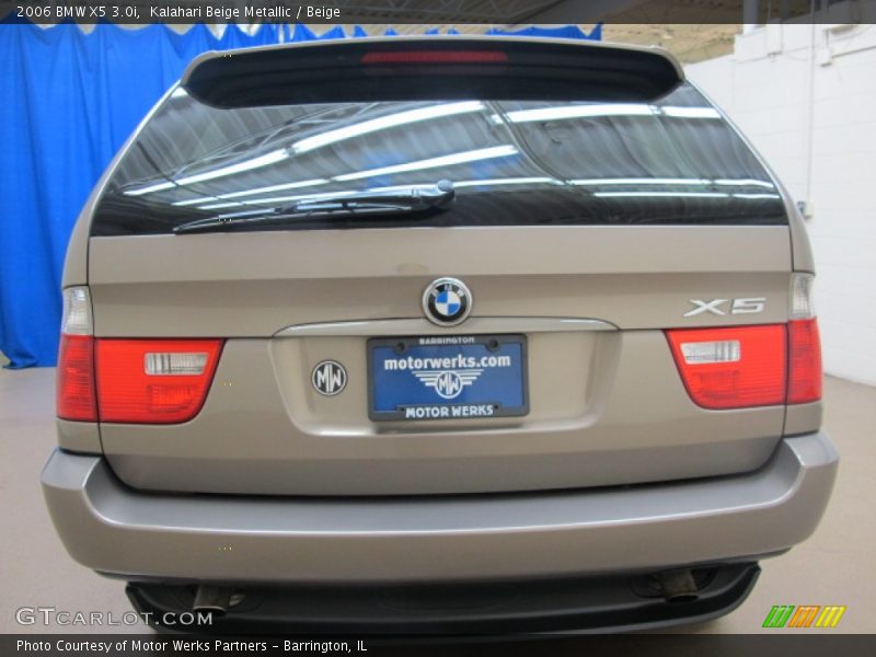Kalahari Beige Metallic / Beige 2006 BMW X5 3.0i