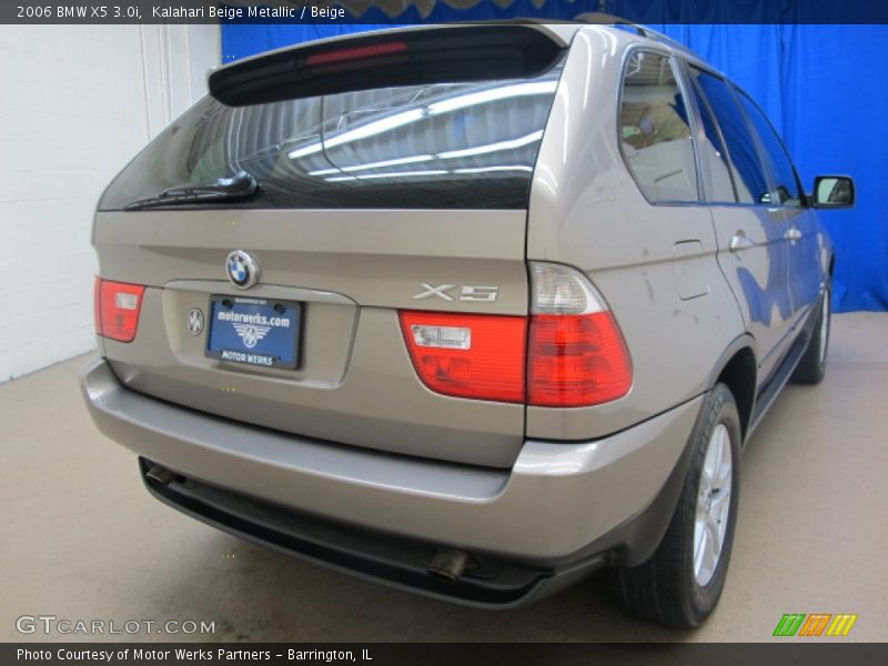 Kalahari Beige Metallic / Beige 2006 BMW X5 3.0i