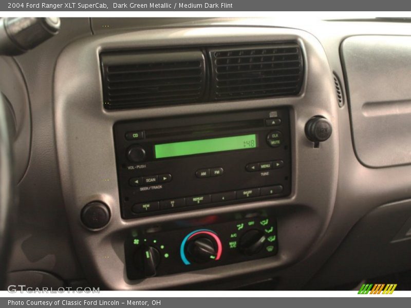 Dark Green Metallic / Medium Dark Flint 2004 Ford Ranger XLT SuperCab