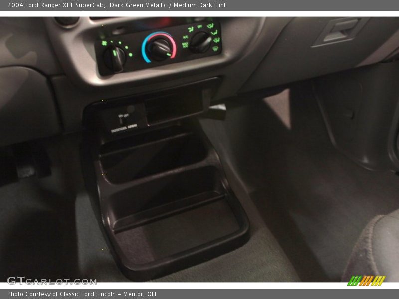 Dark Green Metallic / Medium Dark Flint 2004 Ford Ranger XLT SuperCab