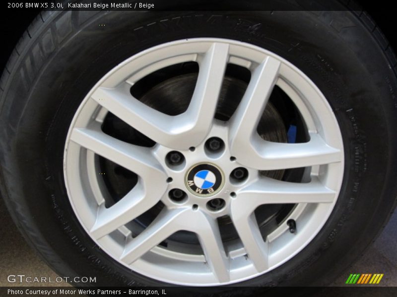 Kalahari Beige Metallic / Beige 2006 BMW X5 3.0i