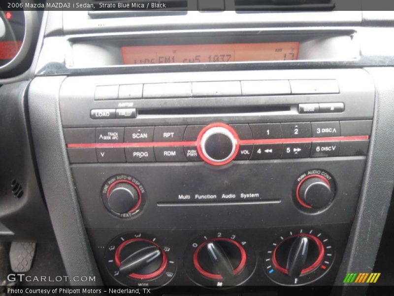 Strato Blue Mica / Black 2006 Mazda MAZDA3 i Sedan