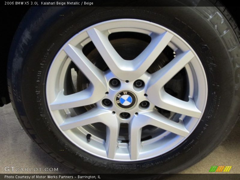 Kalahari Beige Metallic / Beige 2006 BMW X5 3.0i