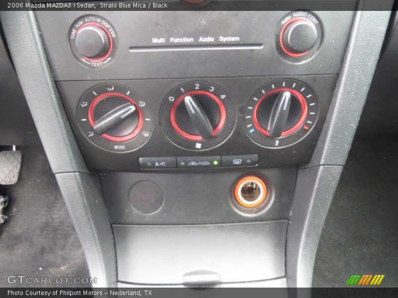 Strato Blue Mica / Black 2006 Mazda MAZDA3 i Sedan