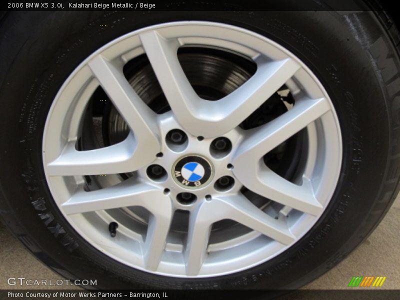 Kalahari Beige Metallic / Beige 2006 BMW X5 3.0i