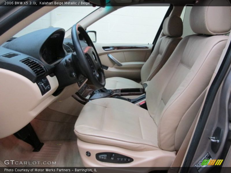 Kalahari Beige Metallic / Beige 2006 BMW X5 3.0i