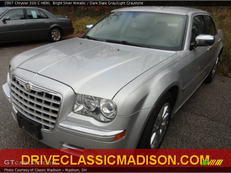 Bright Silver Metallic / Dark Slate Gray/Light Graystone 2007 Chrysler 300 C HEMI