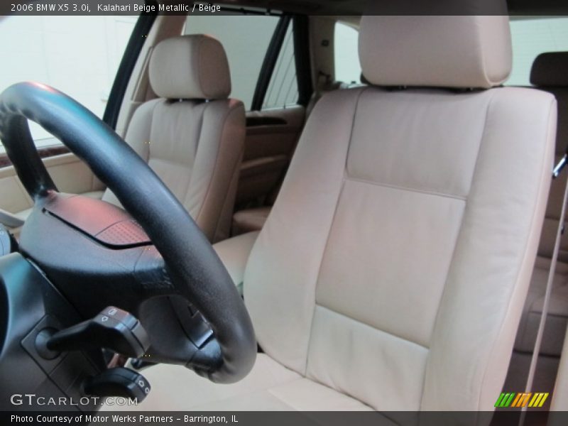 Kalahari Beige Metallic / Beige 2006 BMW X5 3.0i