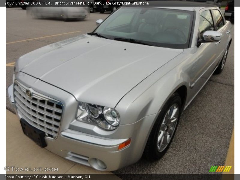 Bright Silver Metallic / Dark Slate Gray/Light Graystone 2007 Chrysler 300 C HEMI