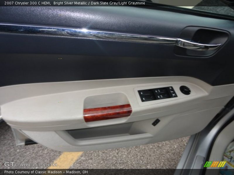 Bright Silver Metallic / Dark Slate Gray/Light Graystone 2007 Chrysler 300 C HEMI