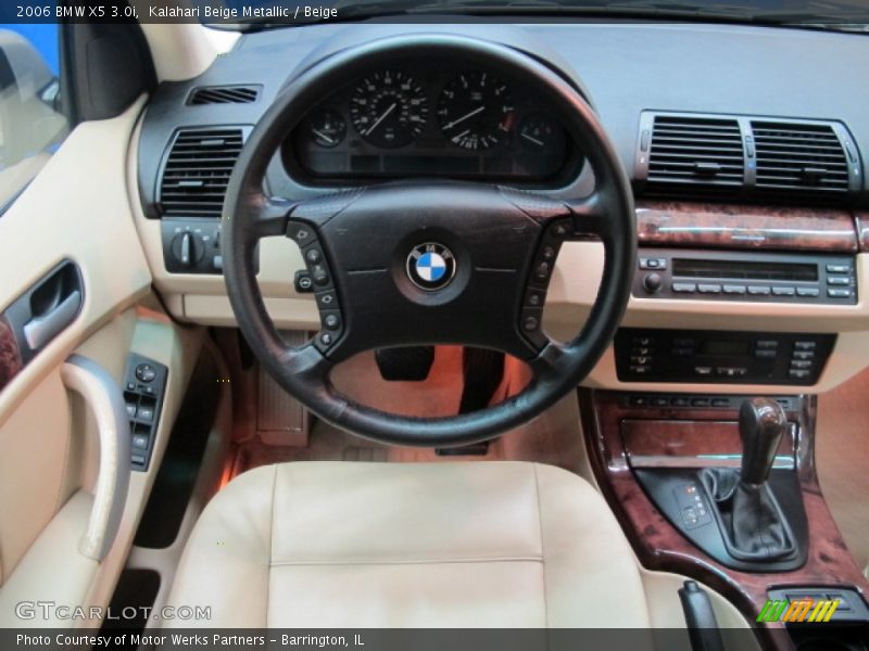 Kalahari Beige Metallic / Beige 2006 BMW X5 3.0i