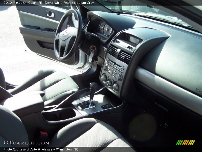 Dover White Pearl / Medium Gray 2010 Mitsubishi Galant FE