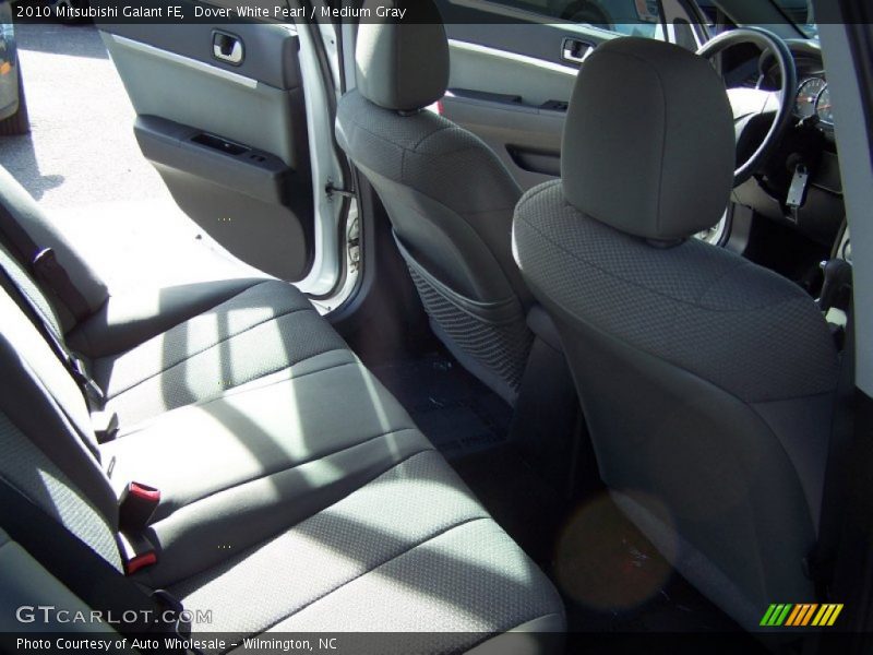 Dover White Pearl / Medium Gray 2010 Mitsubishi Galant FE
