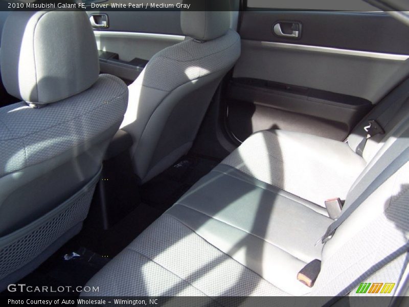Dover White Pearl / Medium Gray 2010 Mitsubishi Galant FE