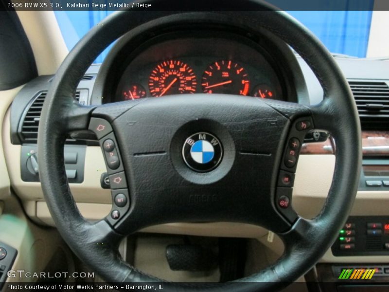 Kalahari Beige Metallic / Beige 2006 BMW X5 3.0i