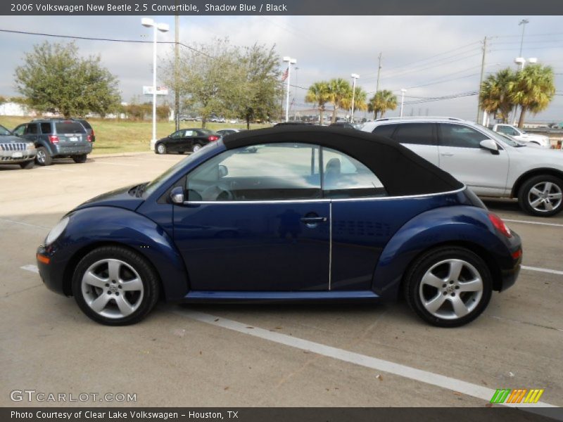 Shadow Blue / Black 2006 Volkswagen New Beetle 2.5 Convertible