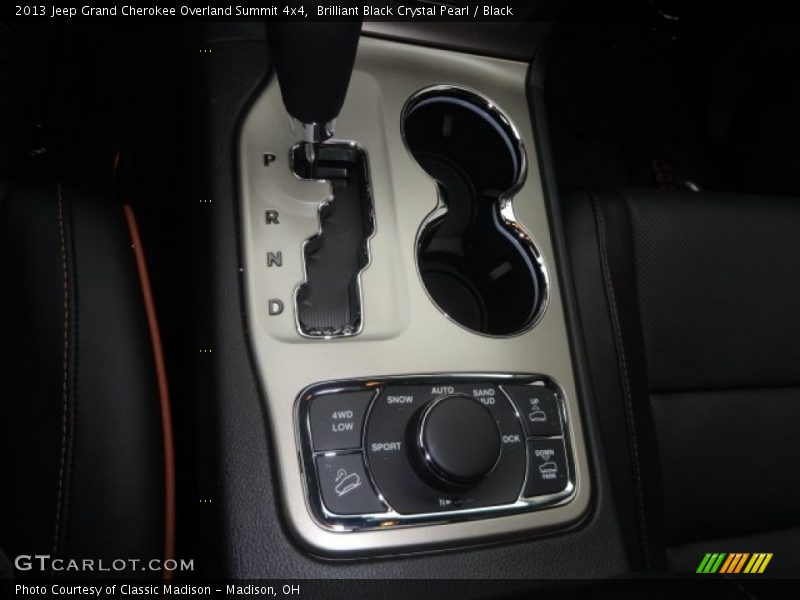 Brilliant Black Crystal Pearl / Black 2013 Jeep Grand Cherokee Overland Summit 4x4