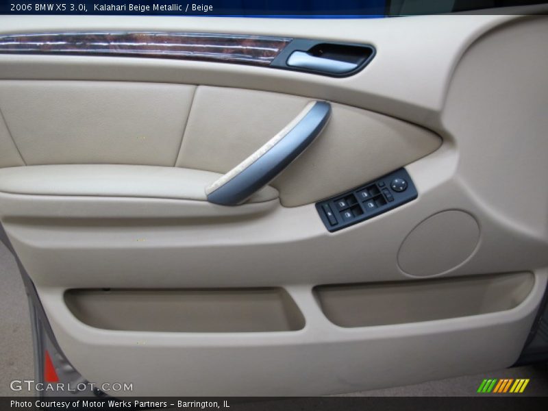 Kalahari Beige Metallic / Beige 2006 BMW X5 3.0i