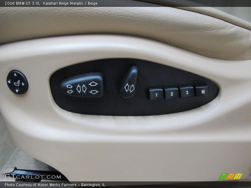 Kalahari Beige Metallic / Beige 2006 BMW X5 3.0i