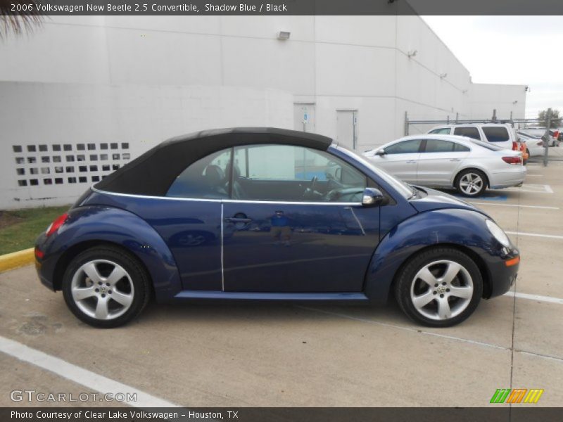 Shadow Blue / Black 2006 Volkswagen New Beetle 2.5 Convertible