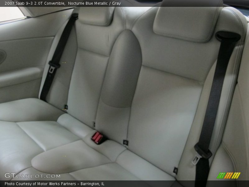 Nocturne Blue Metallic / Gray 2007 Saab 9-3 2.0T Convertible
