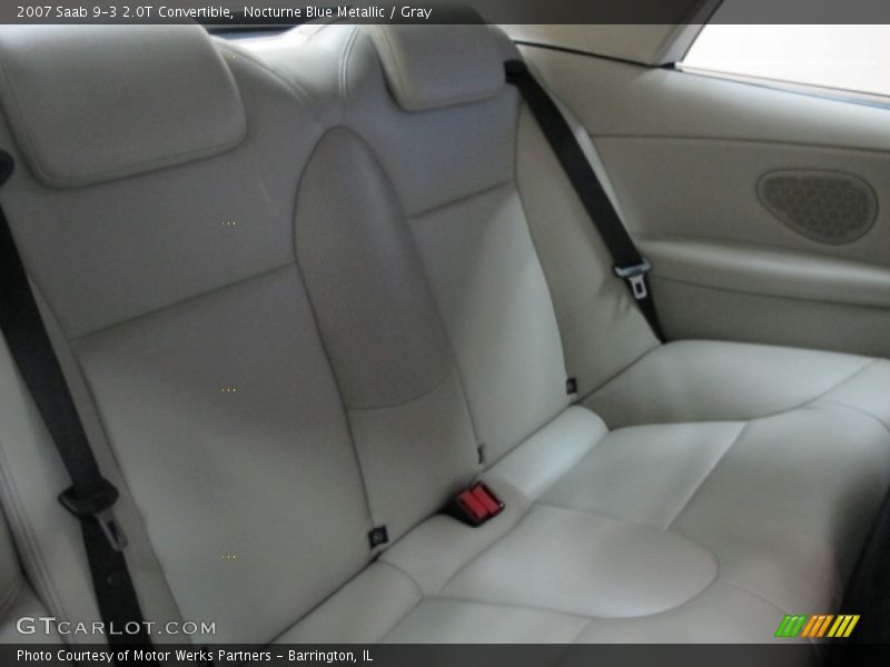 Nocturne Blue Metallic / Gray 2007 Saab 9-3 2.0T Convertible