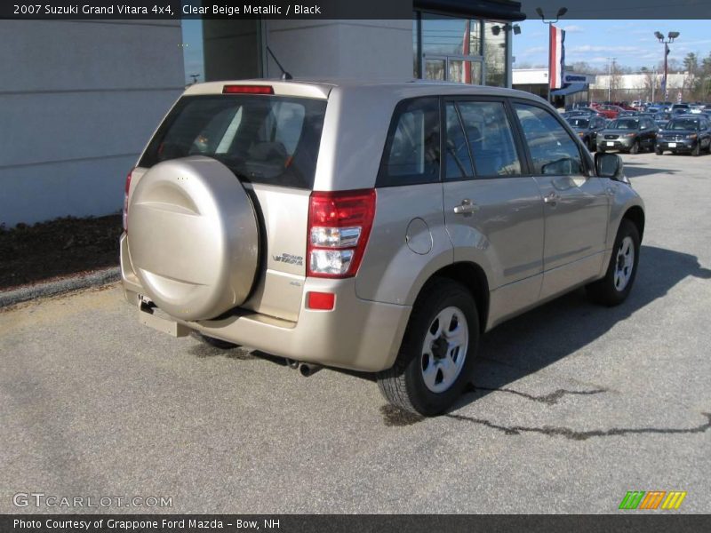 Clear Beige Metallic / Black 2007 Suzuki Grand Vitara 4x4