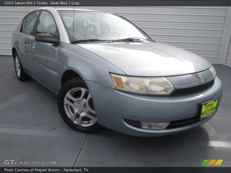 Silver Blue / Gray 2003 Saturn ION 3 Sedan