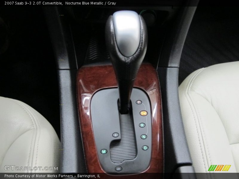 Nocturne Blue Metallic / Gray 2007 Saab 9-3 2.0T Convertible