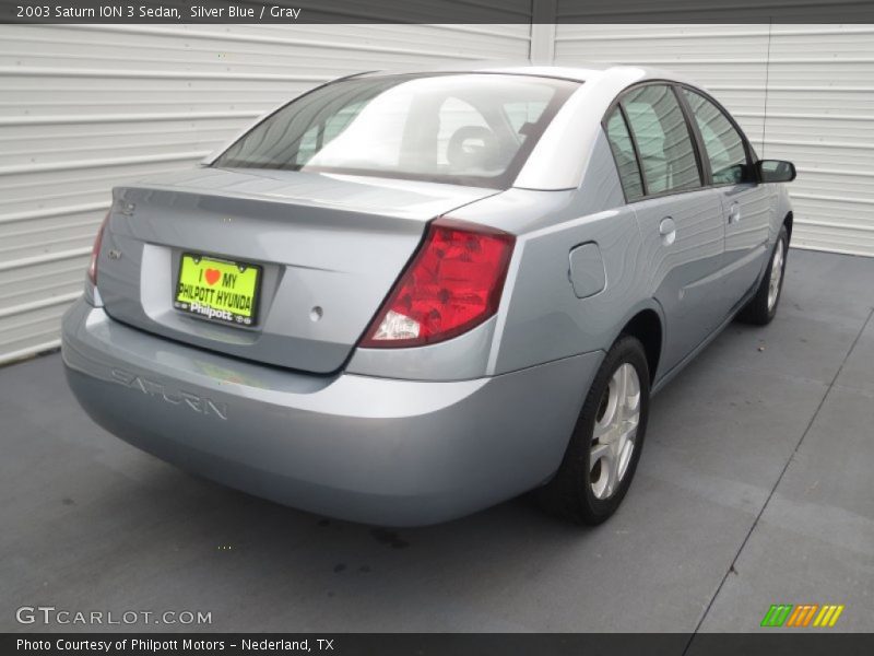 Silver Blue / Gray 2003 Saturn ION 3 Sedan