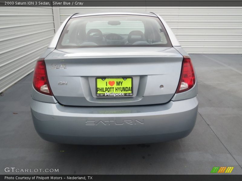 Silver Blue / Gray 2003 Saturn ION 3 Sedan