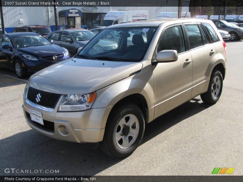 Clear Beige Metallic / Black 2007 Suzuki Grand Vitara 4x4