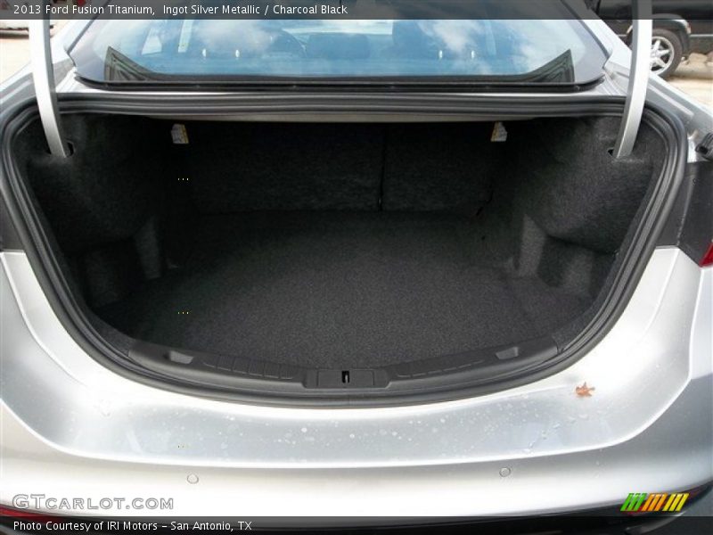 Ingot Silver Metallic / Charcoal Black 2013 Ford Fusion Titanium