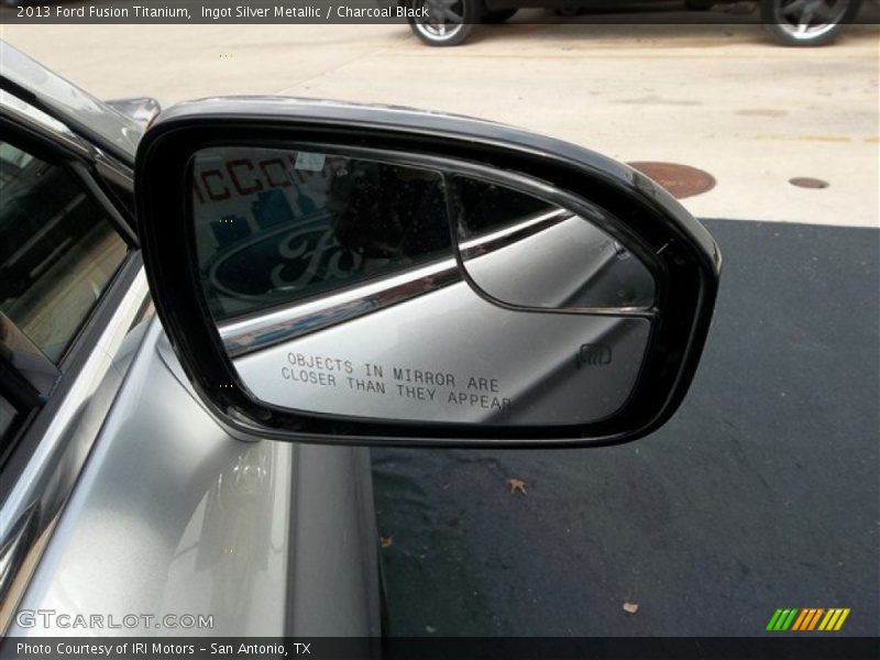 Ingot Silver Metallic / Charcoal Black 2013 Ford Fusion Titanium