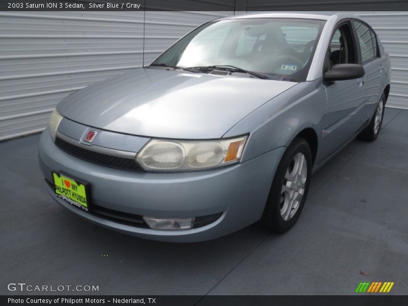 Silver Blue / Gray 2003 Saturn ION 3 Sedan
