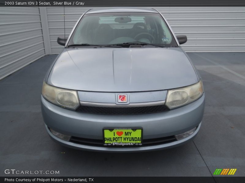 Silver Blue / Gray 2003 Saturn ION 3 Sedan