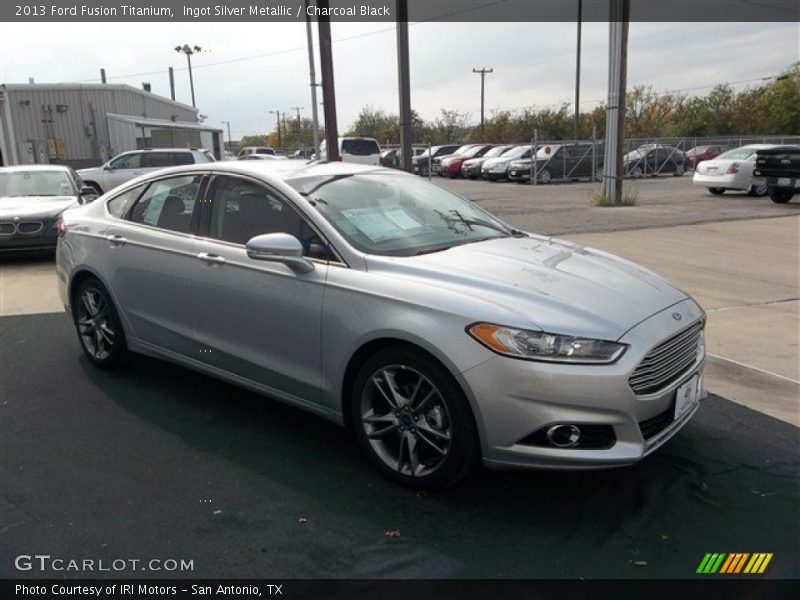 Front 3/4 View of 2013 Fusion Titanium
