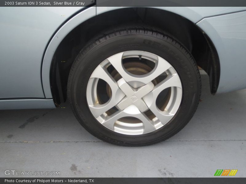 Silver Blue / Gray 2003 Saturn ION 3 Sedan