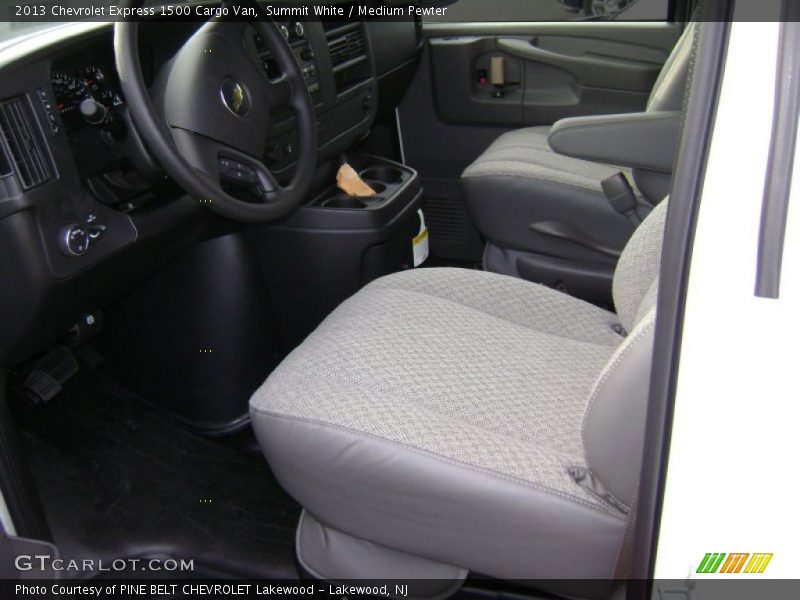 Summit White / Medium Pewter 2013 Chevrolet Express 1500 Cargo Van