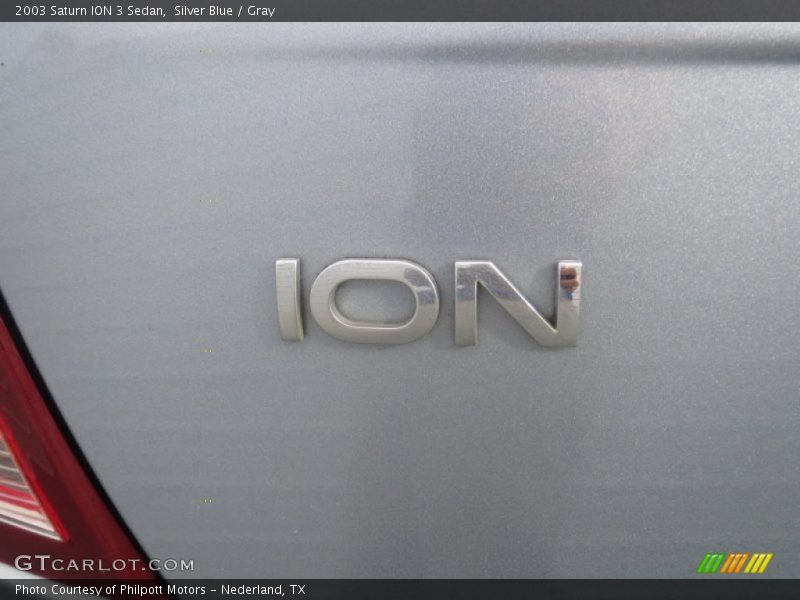 Silver Blue / Gray 2003 Saturn ION 3 Sedan