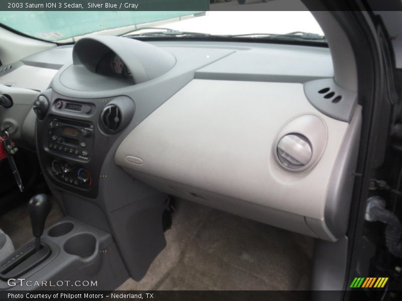 Silver Blue / Gray 2003 Saturn ION 3 Sedan